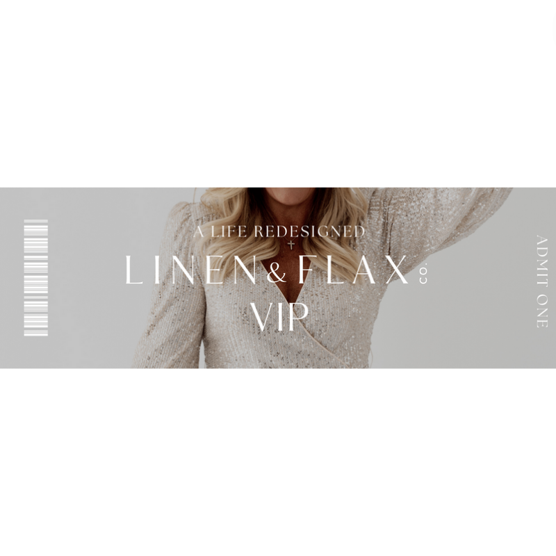 VIP A Life Redesigned: Linen & Flax Live 2023