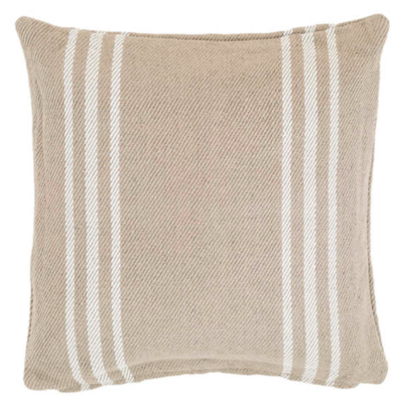 22" French Stripe Indoor/Outdoor Pillow