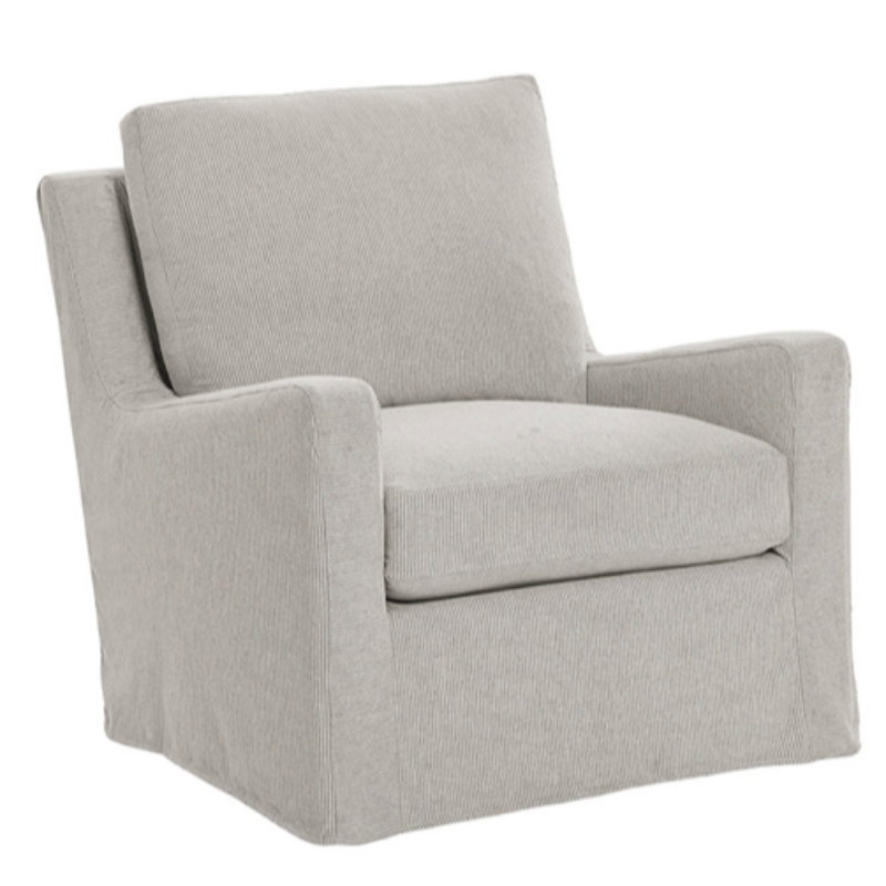 Stewart XL Custom Slip Cover Occasional Chair 33.5W 37D 39H
