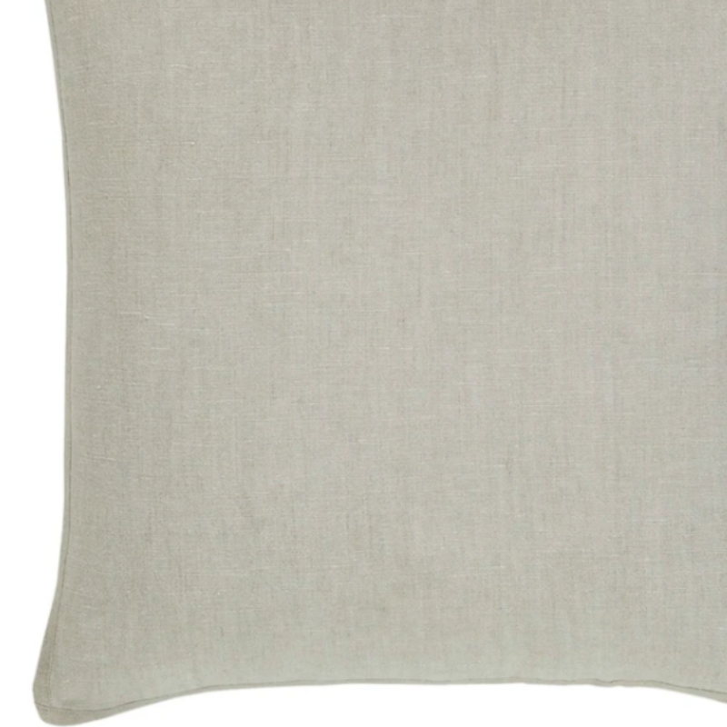 Natural Chambray Linen Pillow - 20x20"