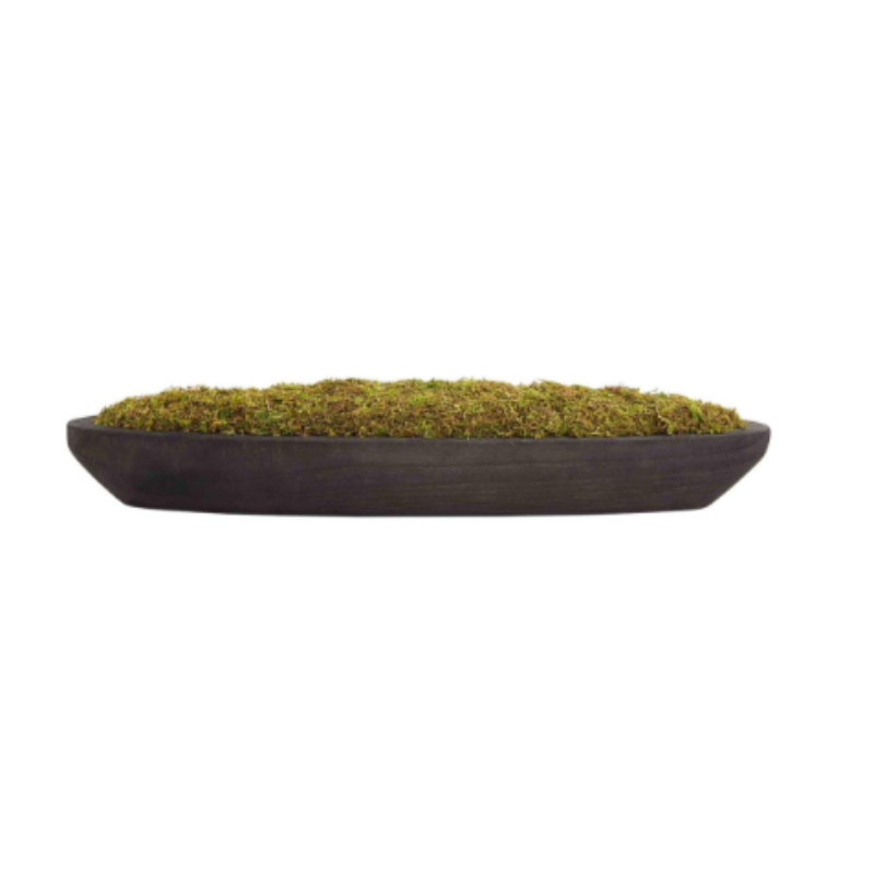 Moss Black Wood Tray