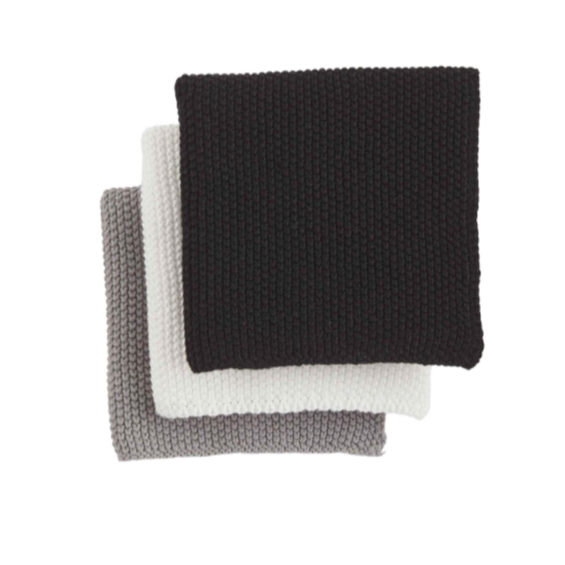 Knitted Dish Towels (Set of 3)