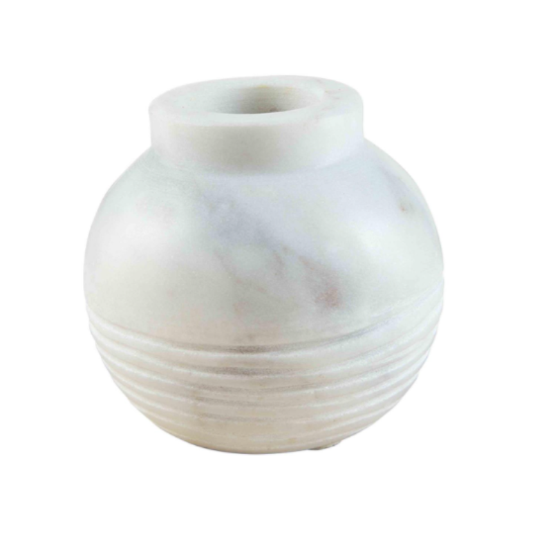 Striped Marble Bud Vase (3 Styles)