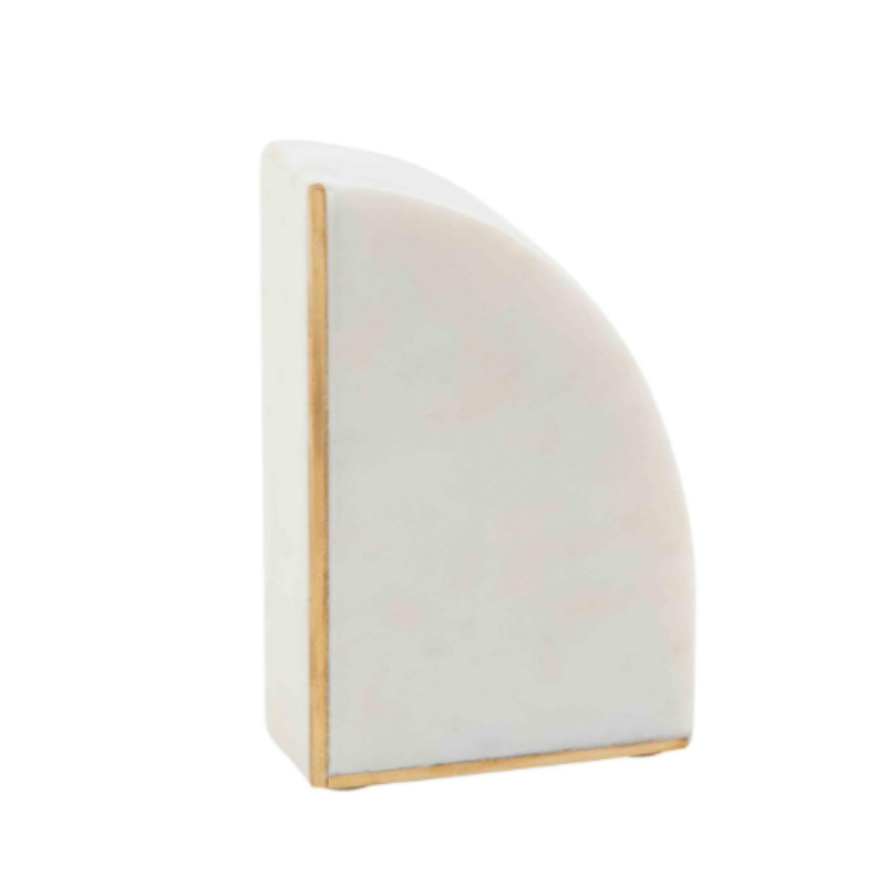 Black & White Marble Bookends (Set of 2)