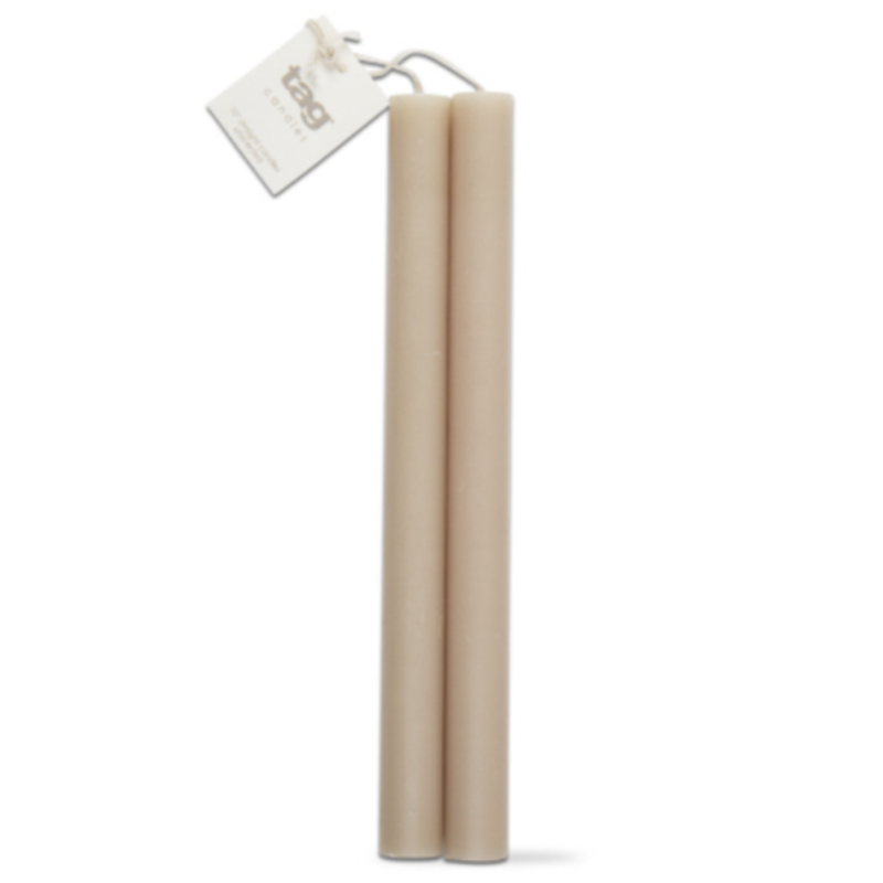 Linen Taper Candles (Set of 2)