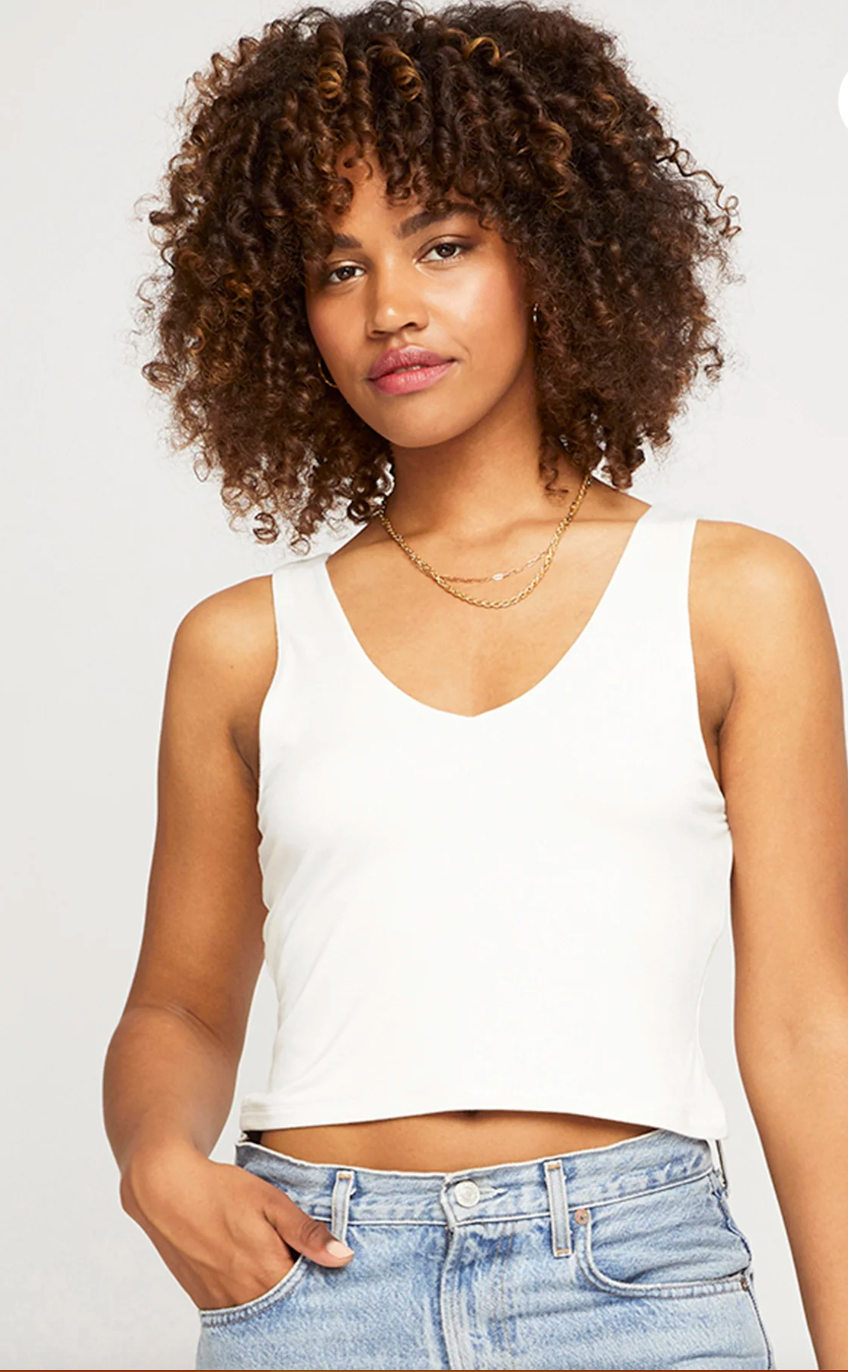 Verge Crop Top-White-Final Sale