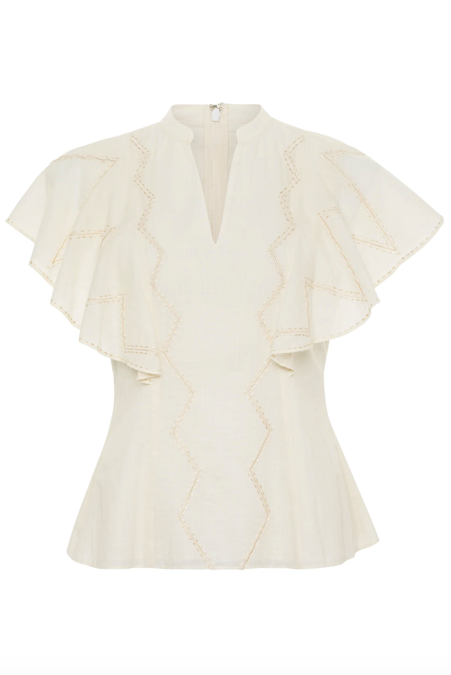 Collins Blouse-Ivory