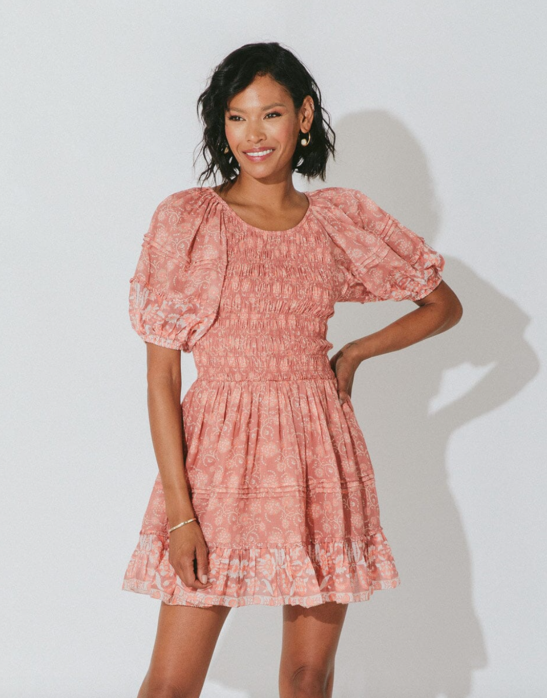 Mina Mini Dress-Floral- Final Sale