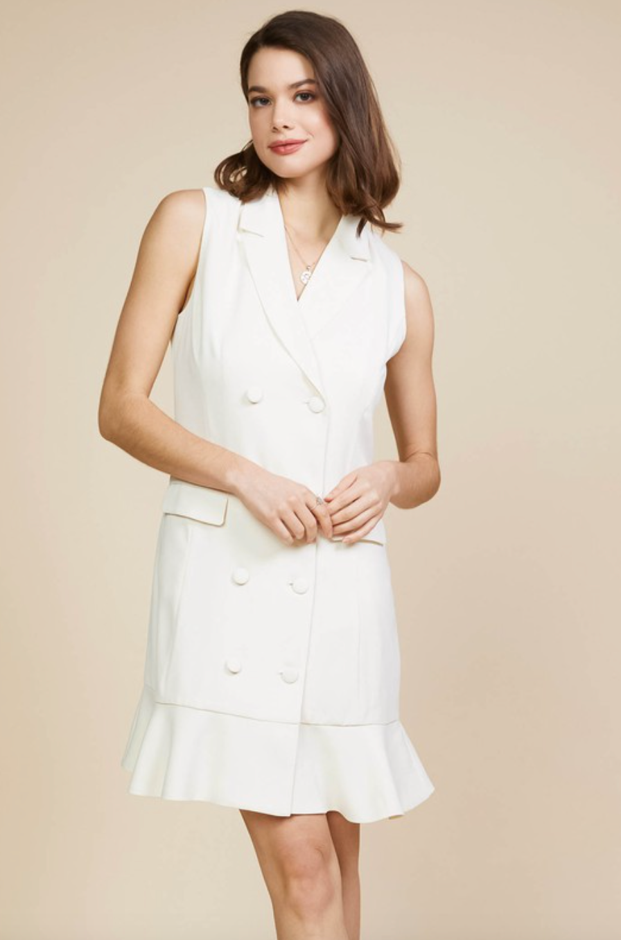 Coat Dress-Off White