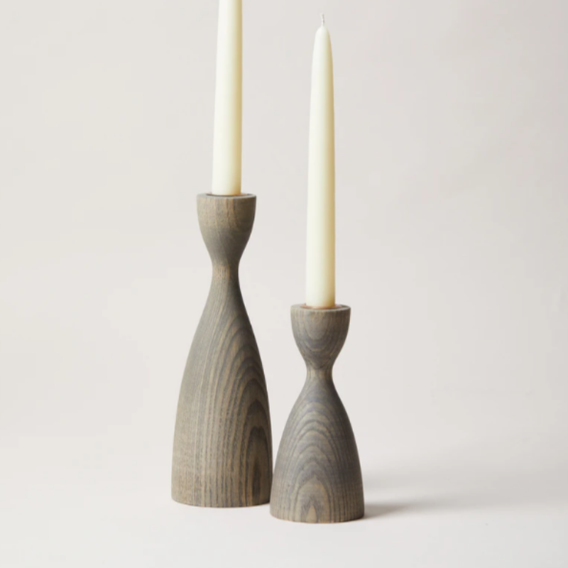 Grey Pantry Candlestick by Farmhouse Pottery (2 Sizes)