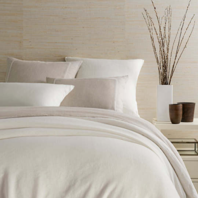 Lush Linen Duvet Cover- Ivory