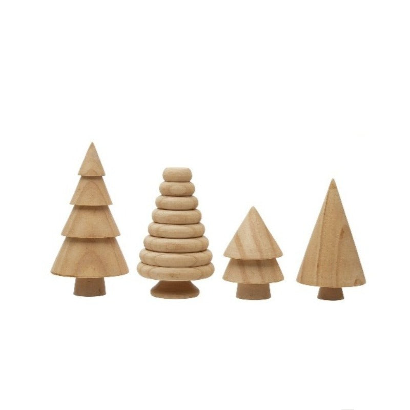 Natural Wood Tree (4 Styles)