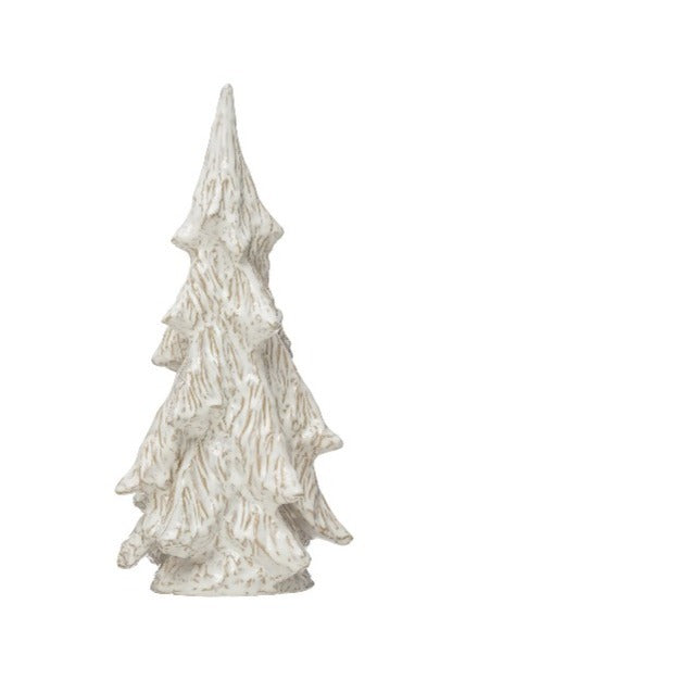 Tall Rustic White Stoneware Tree (3 Styles)