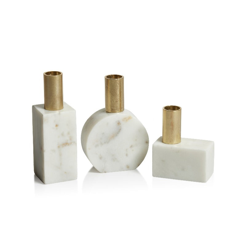 Marble & Brass Candleholder (3 Styles)