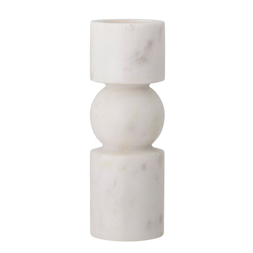 2.5x7.75 White Marble Tealight Holder