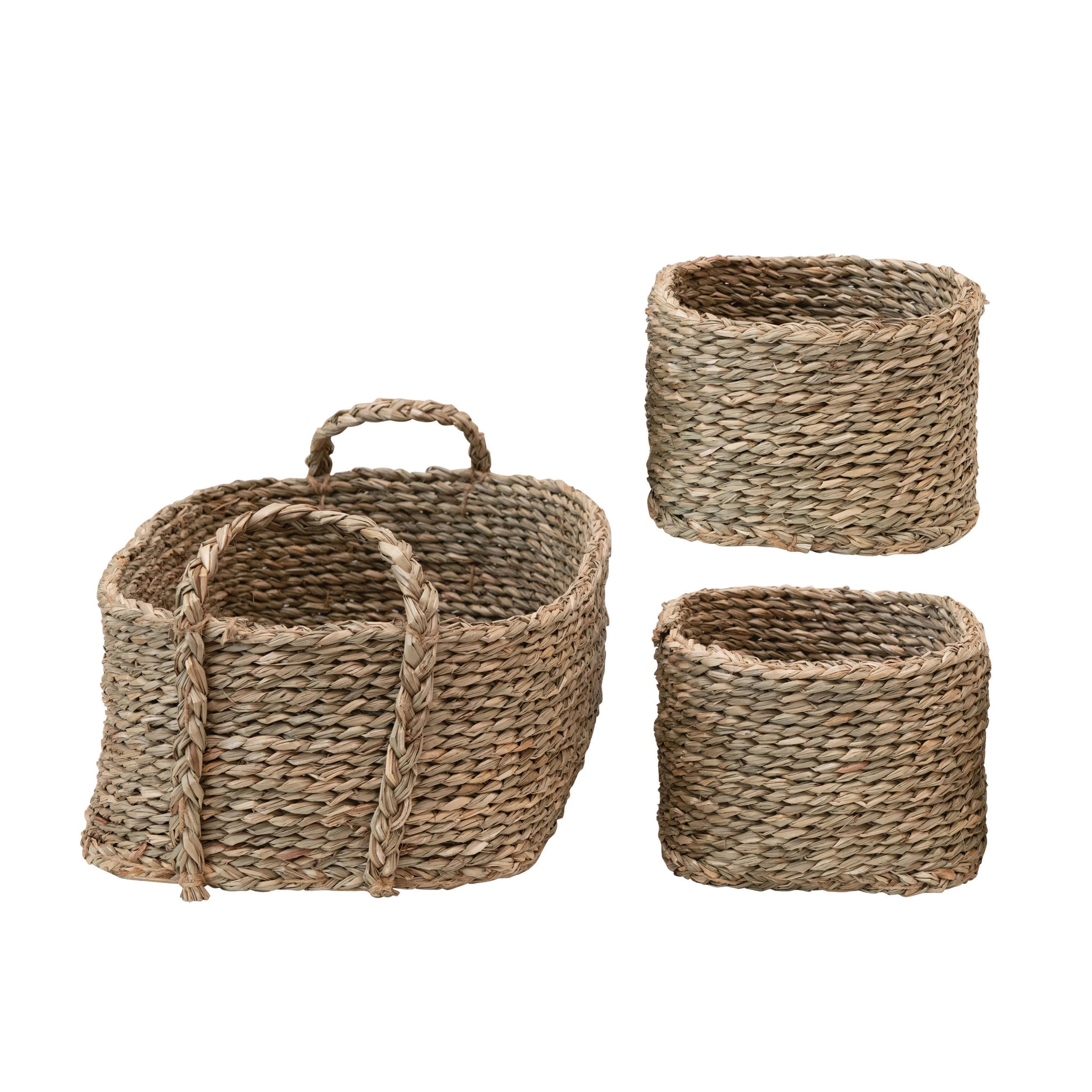 Nested Woven Baskets (Set of 3)