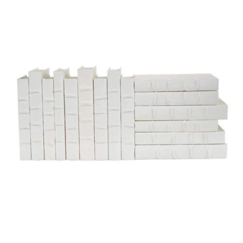 Ribbed White Parchment Book (2 Sizes)
