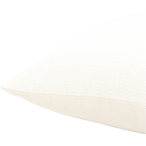 Cream Woven Cotton Pillow (2 Sizes)