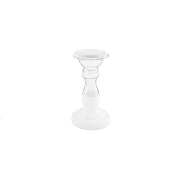 Color Block Glass Candle Holder (3 Sizes)