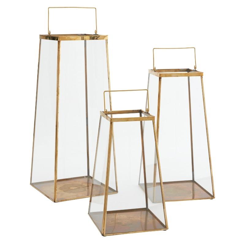 Tapered Brass Lantern (3 Sizes) - DS Only