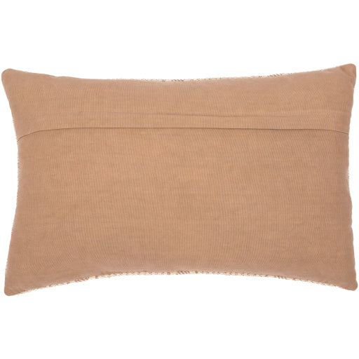 Camel & Beige Woven Striped Pillow (2 Sizes)