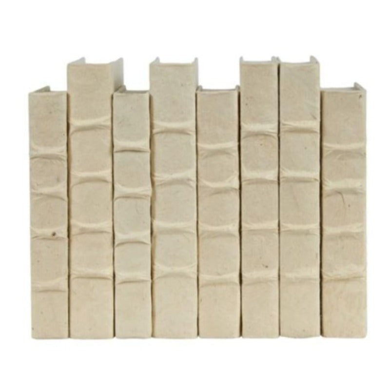Ribbed Cream Parchment Book (2 Sizes)