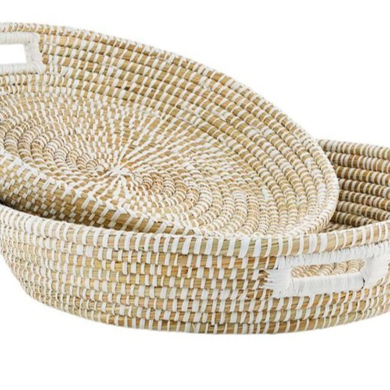 Woven Seagrass Tray (2 Sizes)