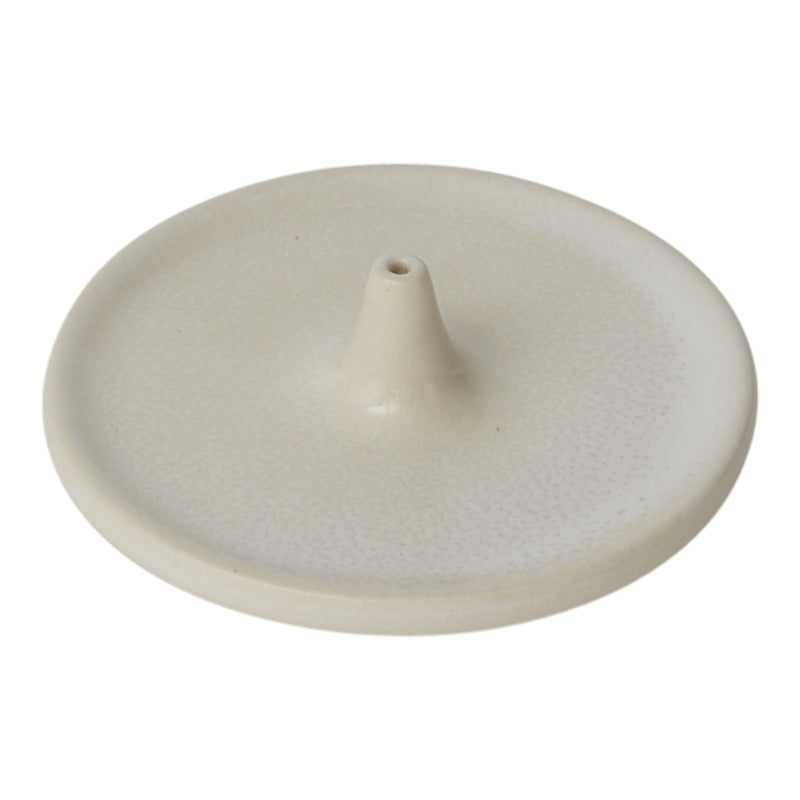 White Ceramic Incense Holder