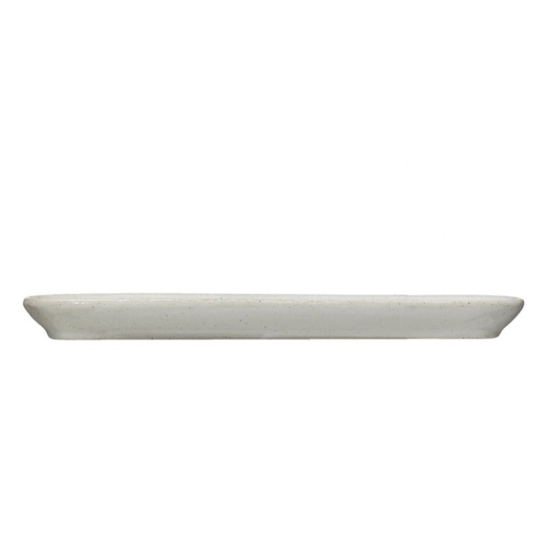White Stoneware Tray (3 Sizes)