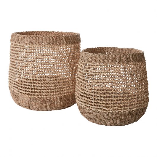 Open Weave Seagrass Basket (2 Sizes)