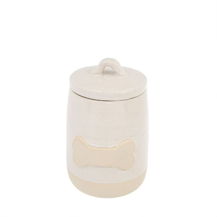 Stoneware Dog Treat Jar (2 Sizes)