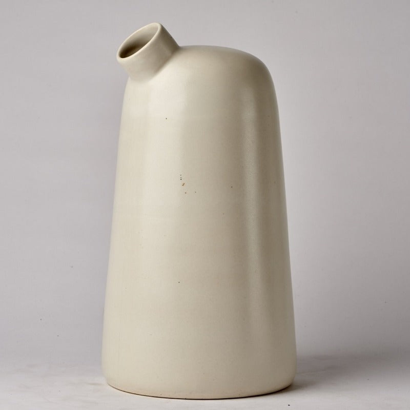 Cream Ceramic Friso Vase (3 Sizes)