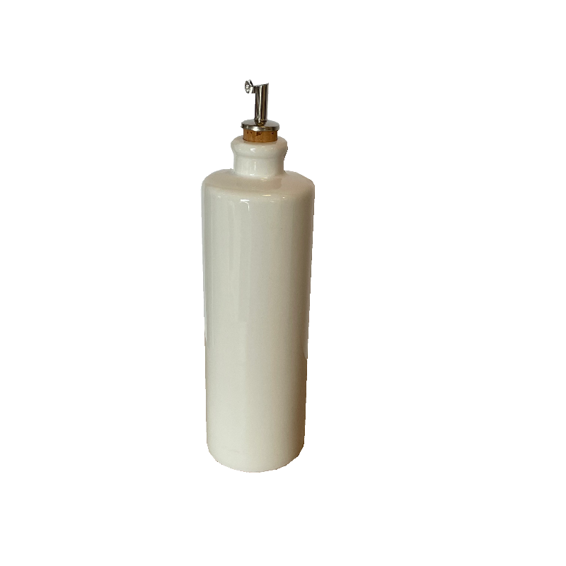 White Clay Oil & Vinegar Bottle
