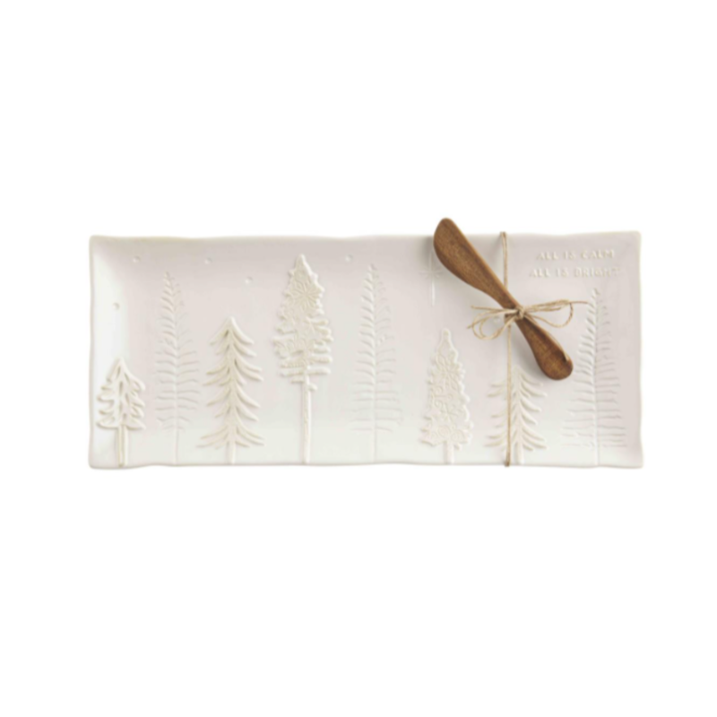 White Christmas Serving Set (Set of 2)