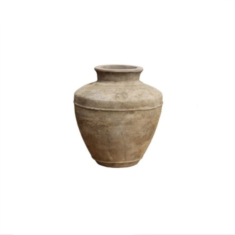 Sand Terracotta Roman Vase