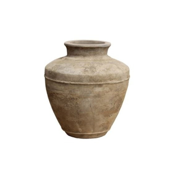 Sand Terracotta Roman Vase