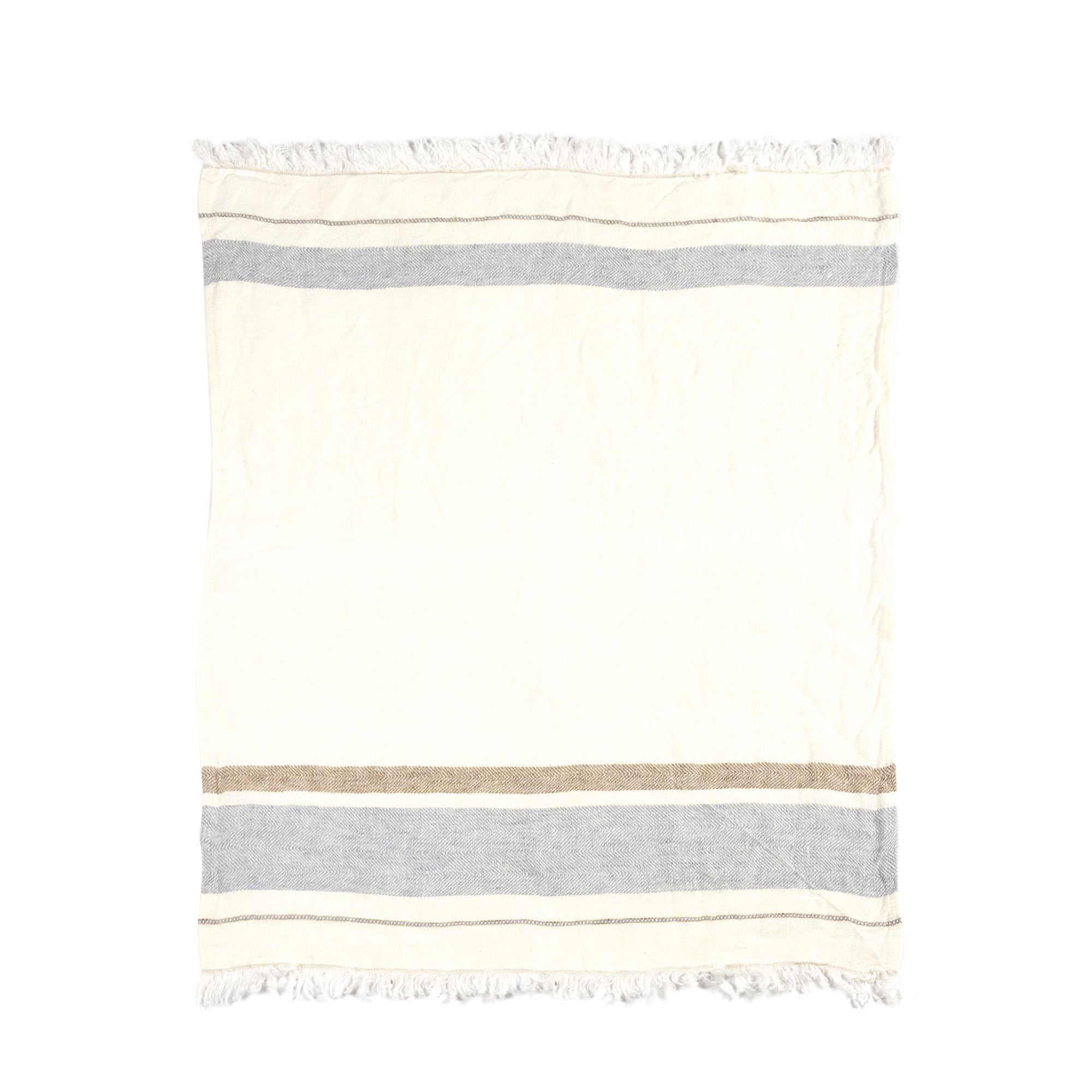 100% Belgian Linen Towel Throw (3 Colors)