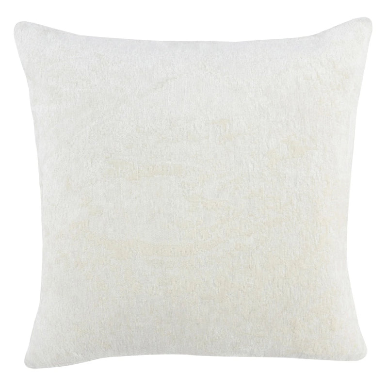 22"x22" Ivory Chenille Pillow