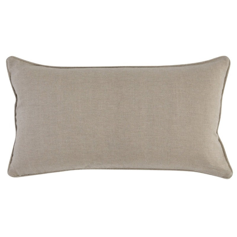 14x26 Natural & Ivory Wide Stripe Pillow