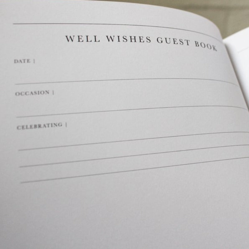 Well Wishes- Guest Book